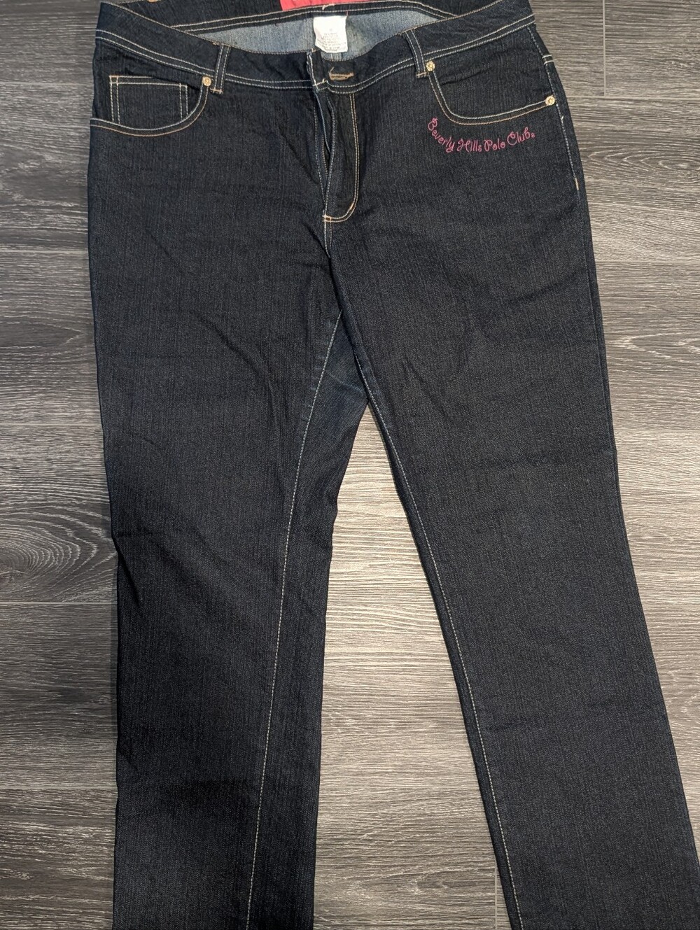 Beverly Hills Polo Club Dark Blue Straight Leg Jeans